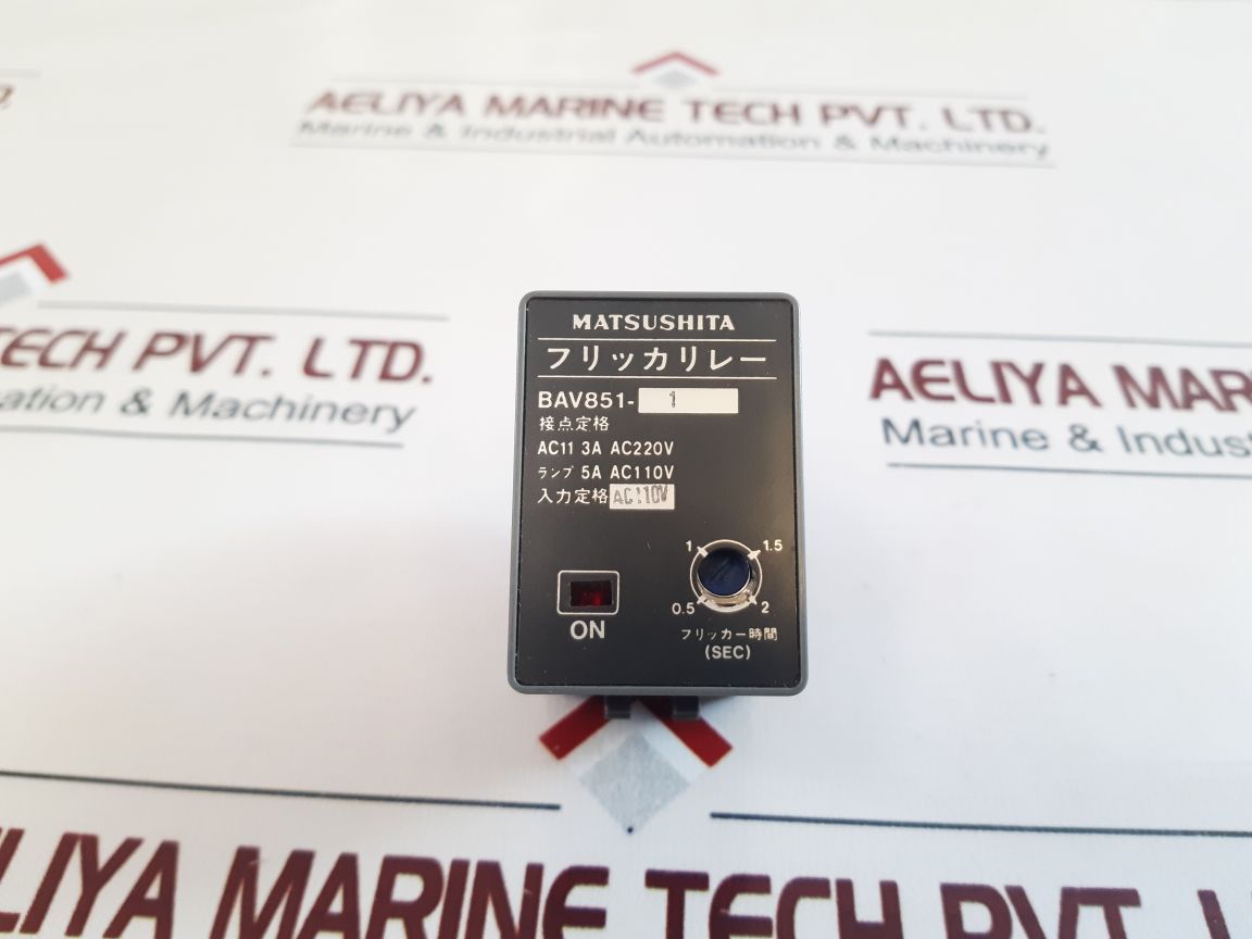 Matsushita Bav851-1 Anti Phase Detection Relay Free Shipping