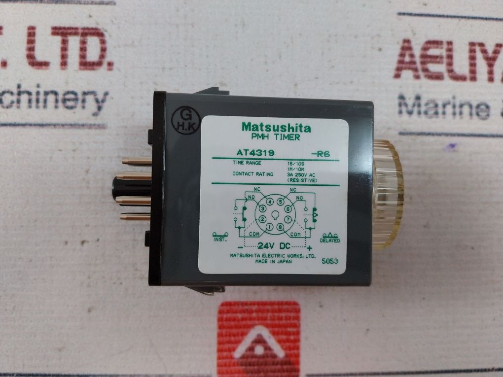 Matsushita Electric At4319-r6 Pmh Timer 24V Dc