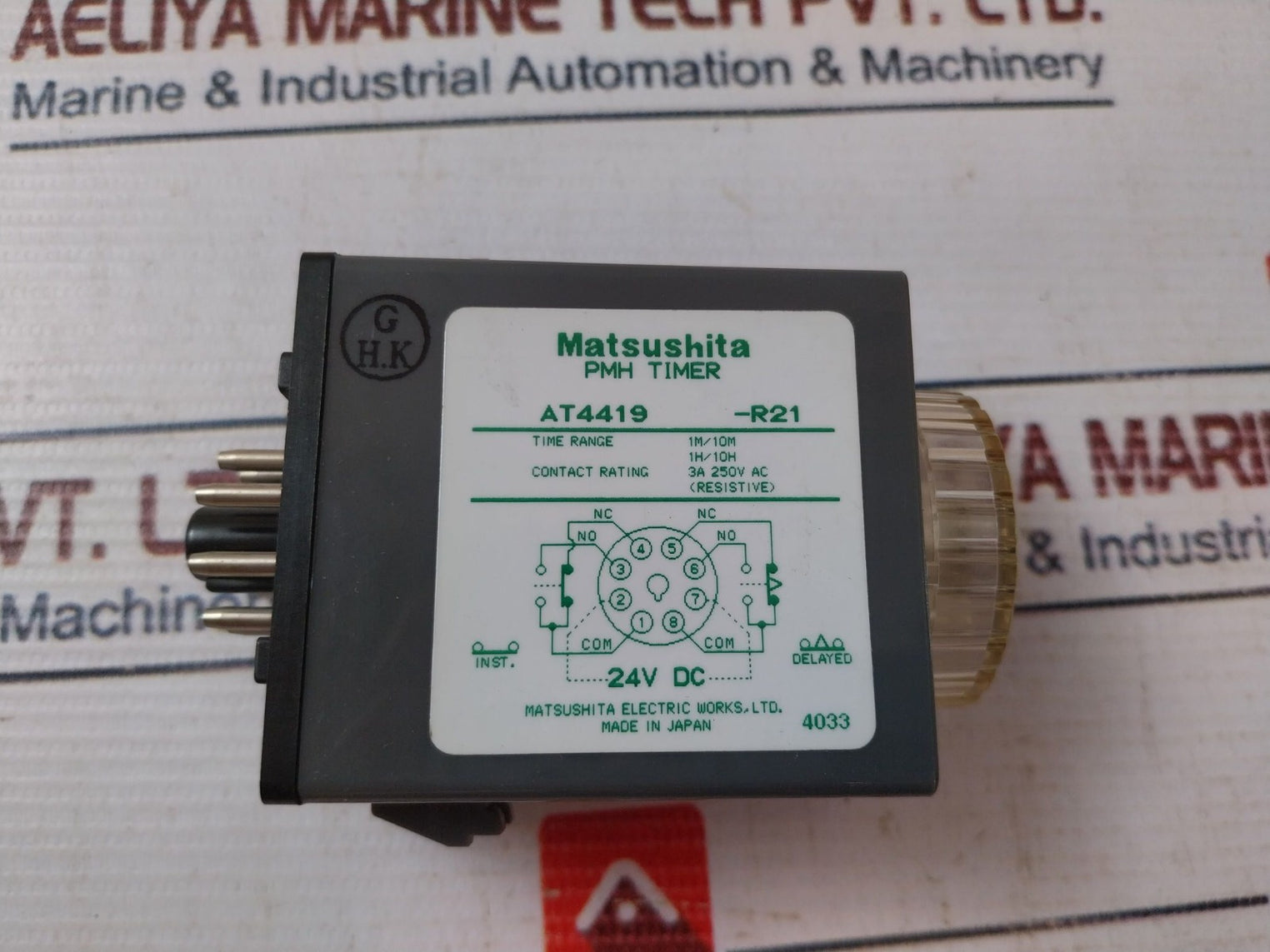 Matsushita Electric At4419 Pmh Timer 3A 250Vac