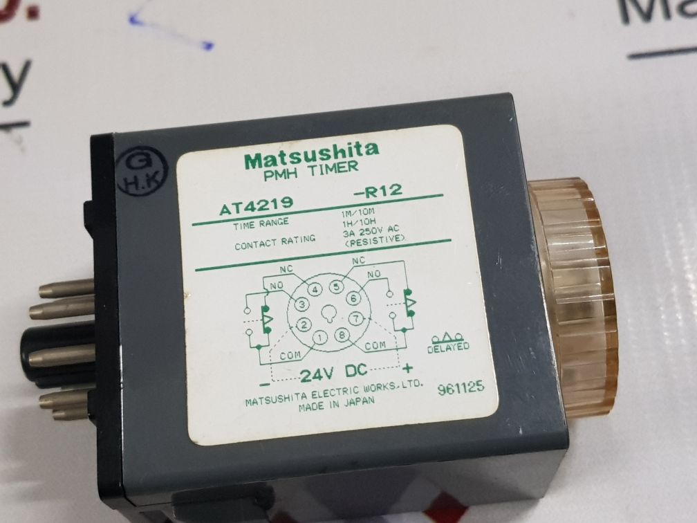 Matsushita Electric Pmh At4219 Timer