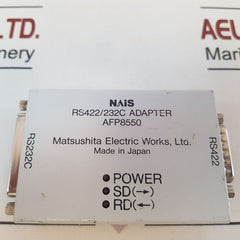 Matsushita Electric Afp8550 Adapter Rs422/232C