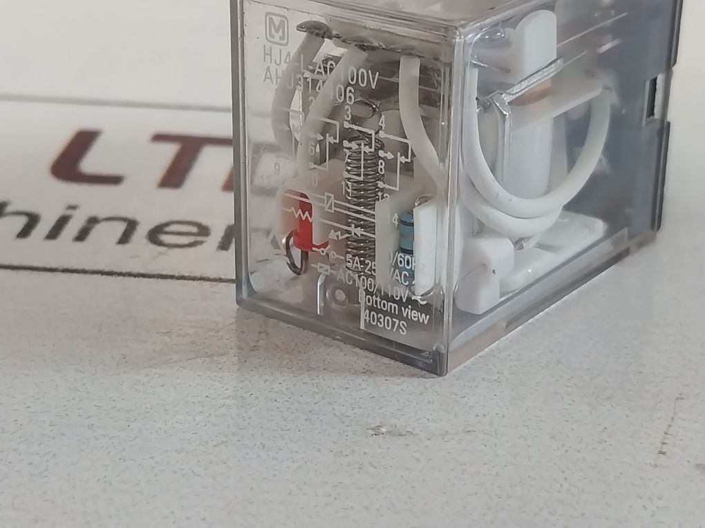 Matsushita Hj4-l-ac100V Relay Ahj314406