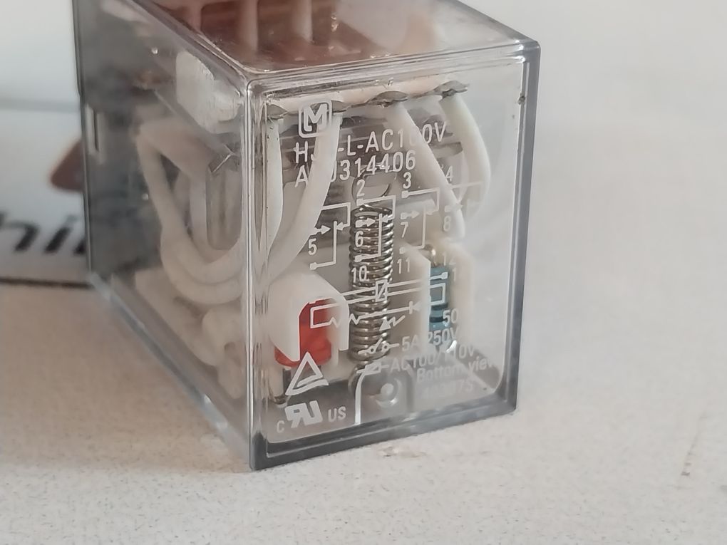 Matsushita Hj4-l-ac100V Relay Ahj314406