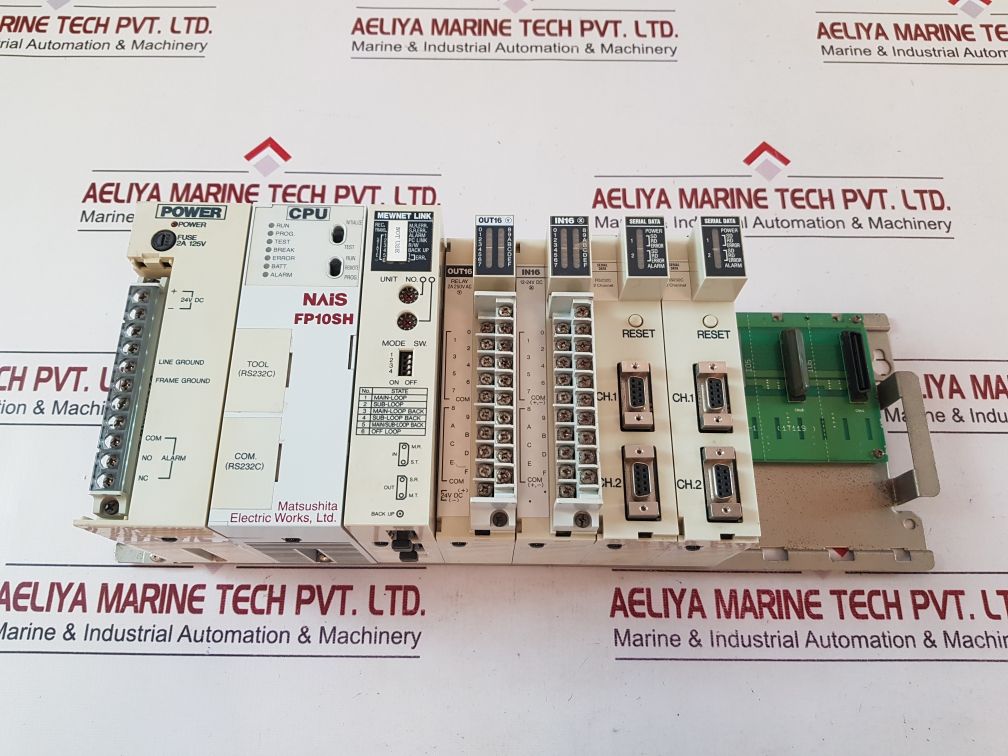 Matsushita Nais Fp10Sh Fp3 Serial Data Unit Out16 In16 Rs232C 2 Channel