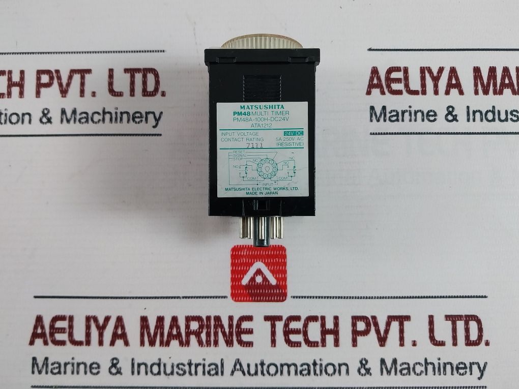 Matsushita Pm48A-100H-dc24V Multi Timer 0-100 Min