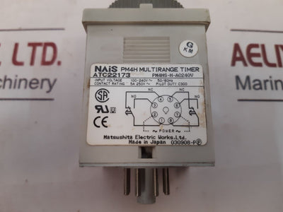 Matsushita Pm4H-s Pm4H Multirange Timer Pm4Hs-h-ac240V