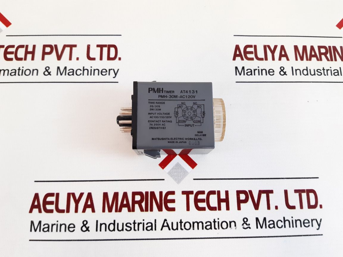 Matsushita Pmh-30M-ac120V Pmh Timer 0 To 30 Sec.