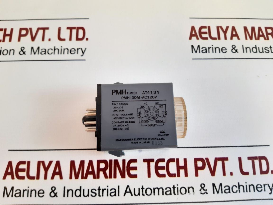 Matsushita Pmh-30M-ac120V Pmh Timer 0 To 30 Sec.