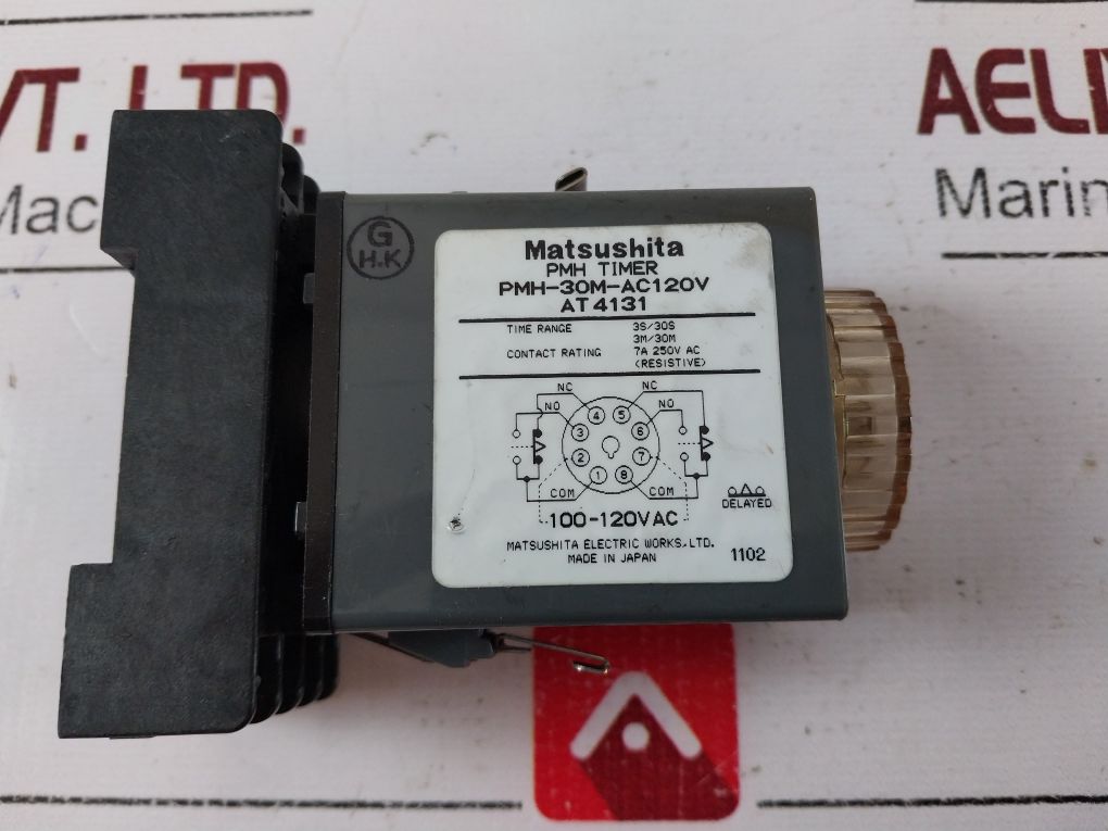 Matsushita Pmh-30M-ac120V Pmh Timer Free Shipping By Express