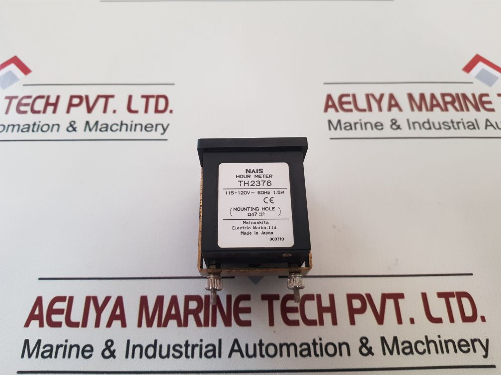 Matsushita Th2376 Hour Meter 115/120V 60 Hz 1.5W