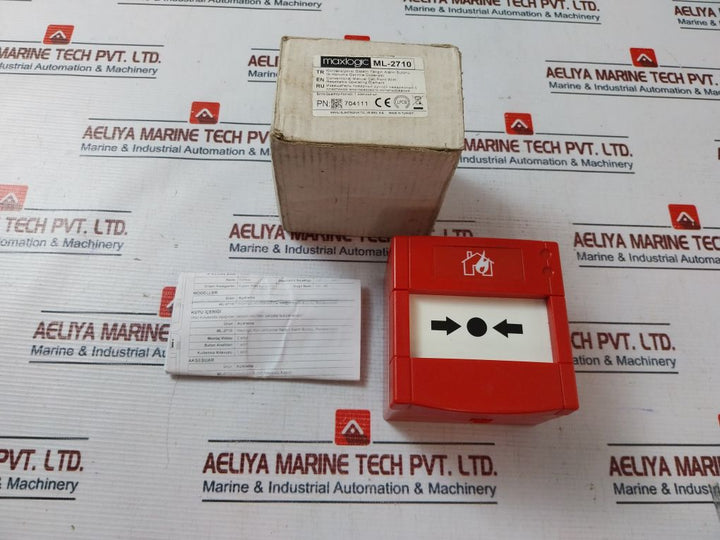 Mavili Elektronik Ml-2710 Conventional Manual Call Point (Resettable) 704111