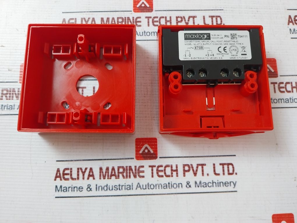 Mavili Elektronik Ml-2710 Conventional Manual Call Point (Resettable) 704111