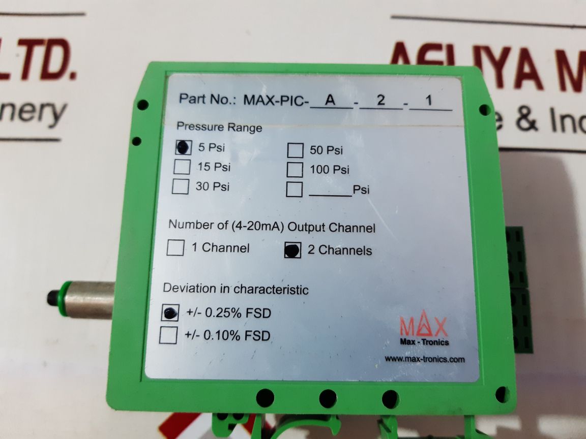 Max-tronics Max-pic Relay Max-pic-a-2-1