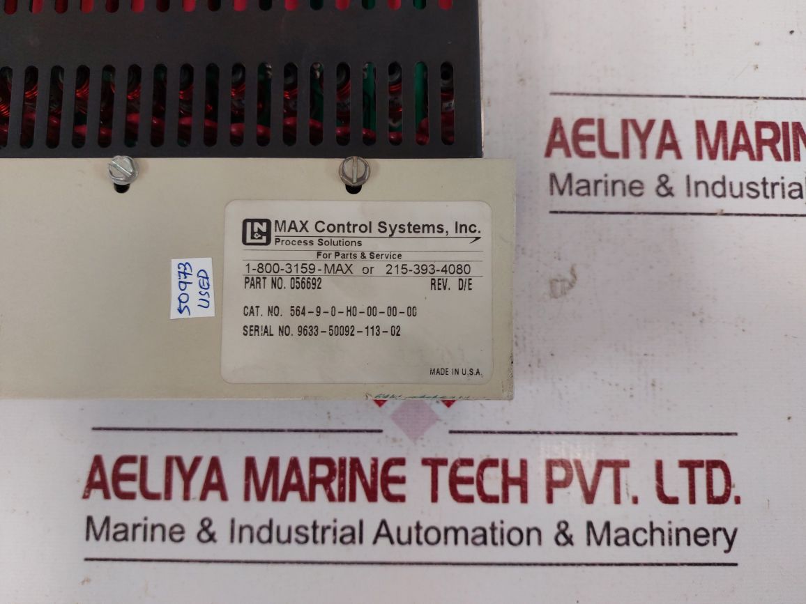 Max Control Systems 056692 240Vac Digital Output Module 564-9-0-h0-00-00-00
