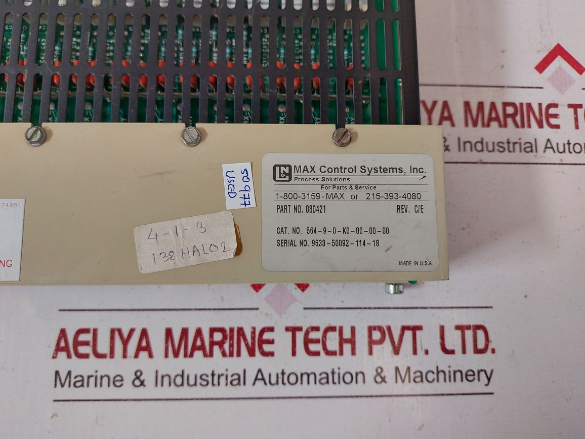 Max Control Systems 080421 High Level Analog Input Module 564-9-0-k0-00-00-00
