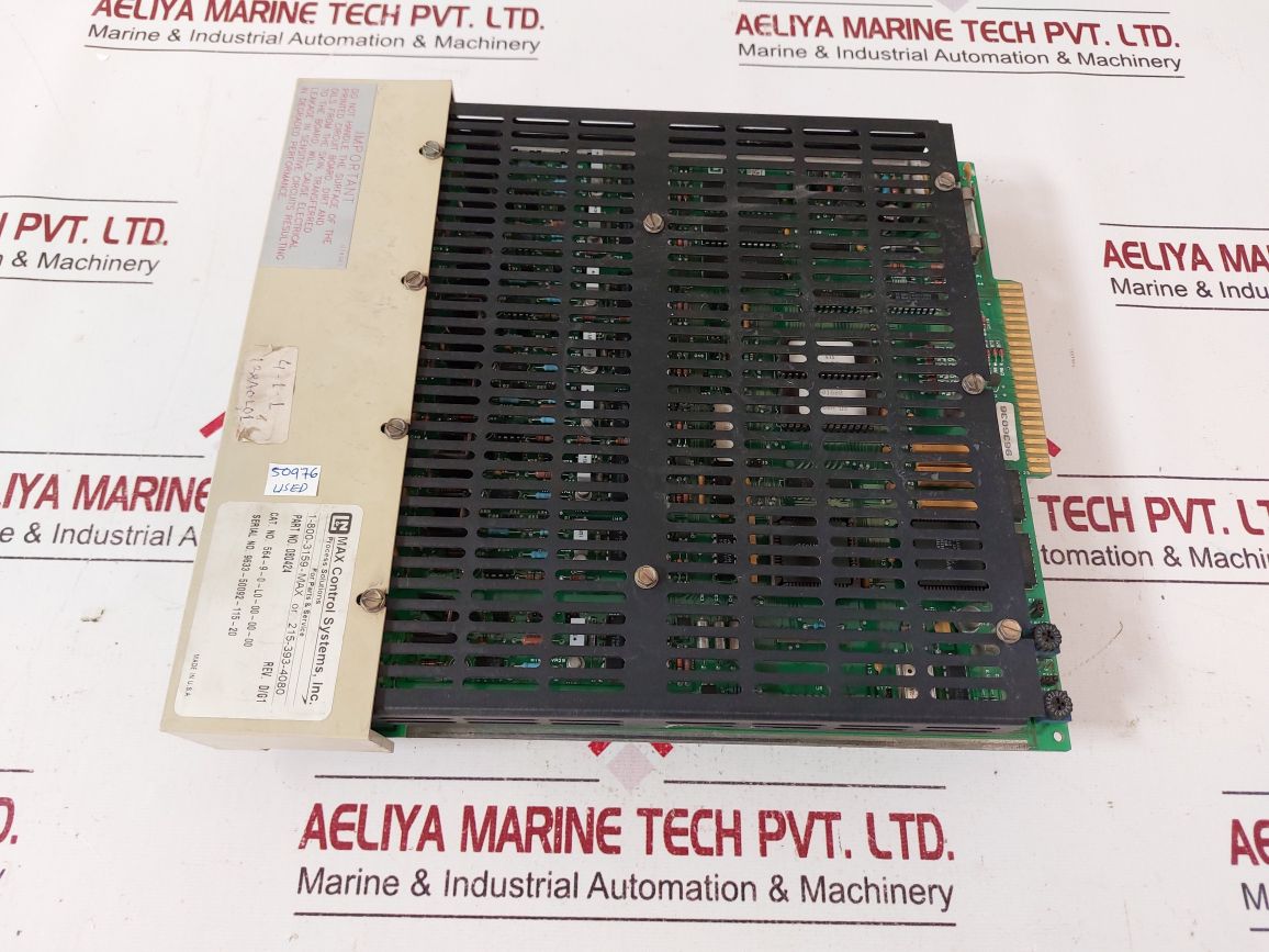 Max Control Systems 080424 Analog Output Module 564-9-0-l0-00-00-00
