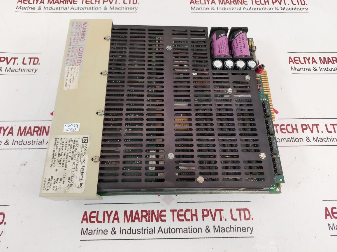 Max Control Systems 080438 Distributed Processing Unit