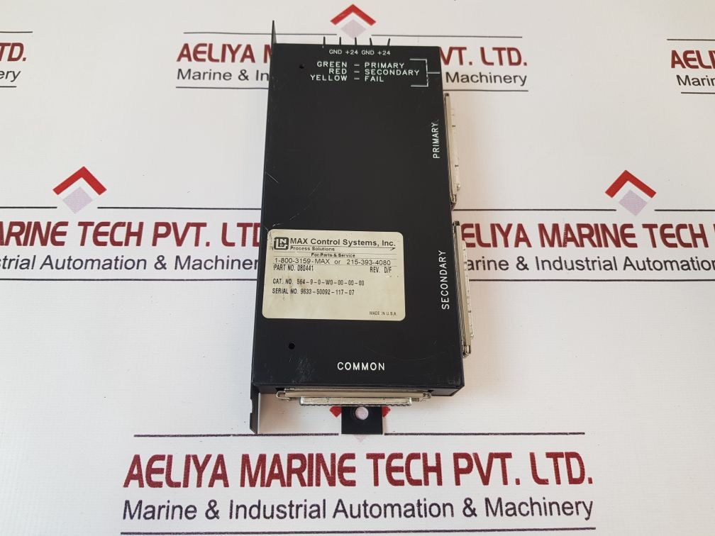 Max Control Systems 080441 Rev. D/F