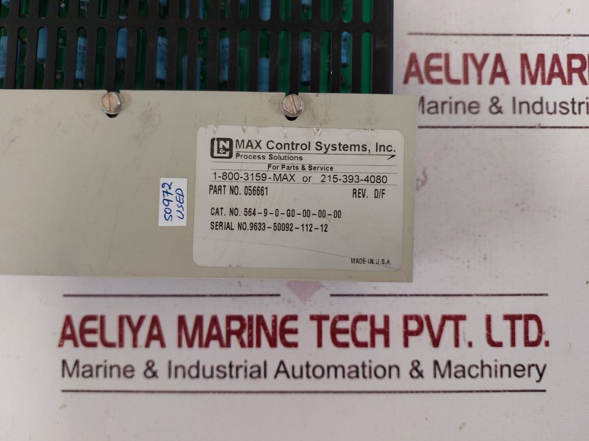 Max Control Systems 056661 240Vac Digital Input Module 564-9-0-g0-00-00-00
