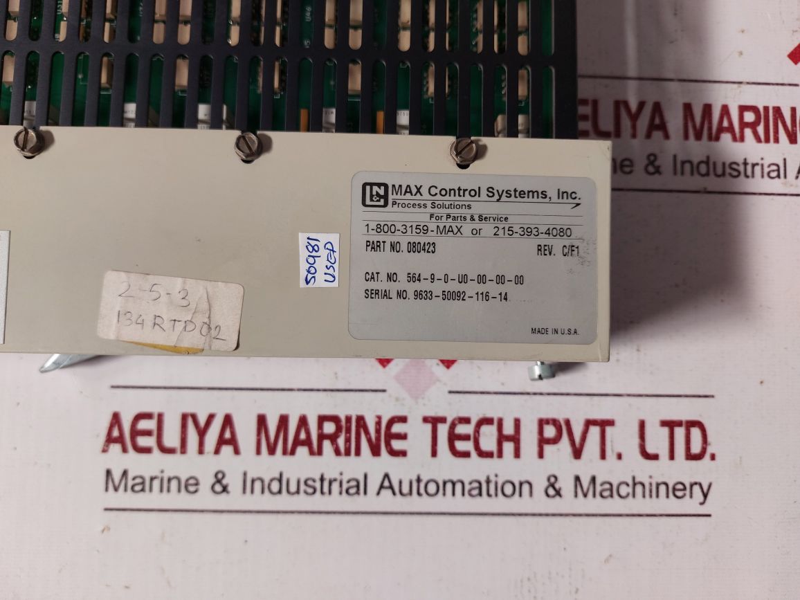 Max Control Systems 564-9-0-u0-00-00-00 Input Module 080423
