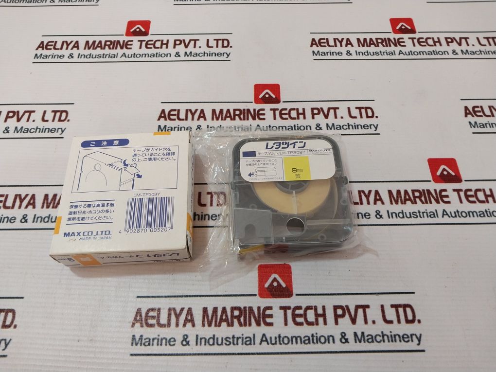 Max Lm-tp309Y Letter Twin Tape Cassette