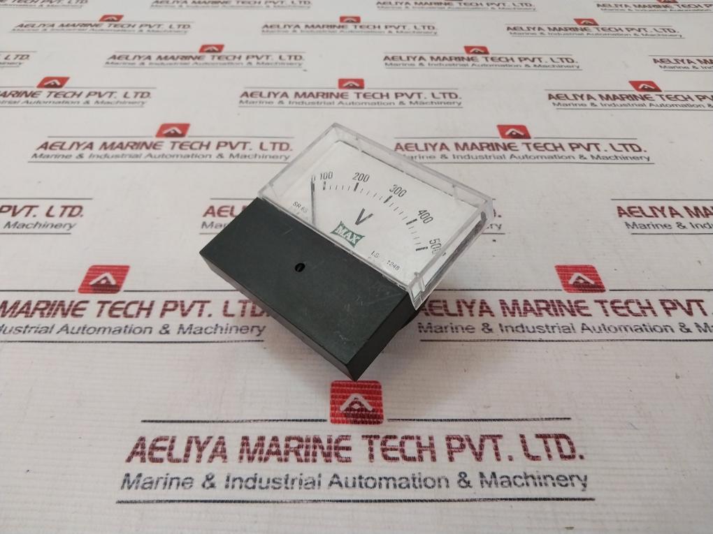 Max Sr 65, 0-500V Volt Meter 1248 50Hz