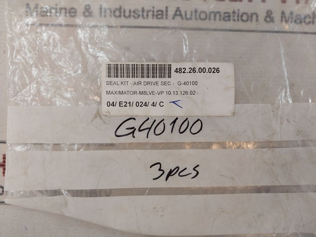 Maximator 3610.0792 Seal Kit For Air Drive