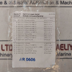 Maximator 3610.0792 Seal Kit For Air Drive
