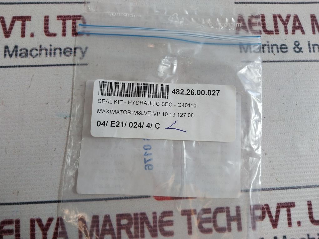 Maximator M8Lve Seal Kit-hydraulic Sec–G40110