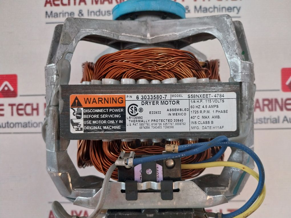 Maytag 63033580-7 Dryer Motor S58Nxeet-4784