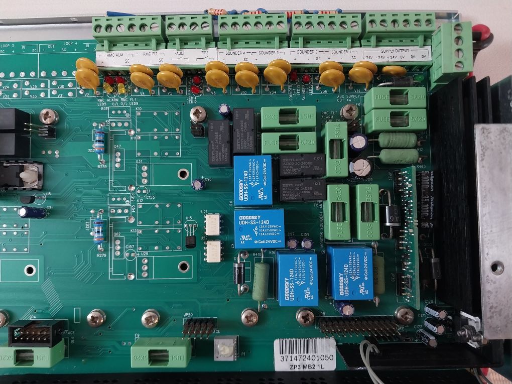 Ziton Mb2C-230V-1L 1 Loop Motherboard On Chassis 080801.3101