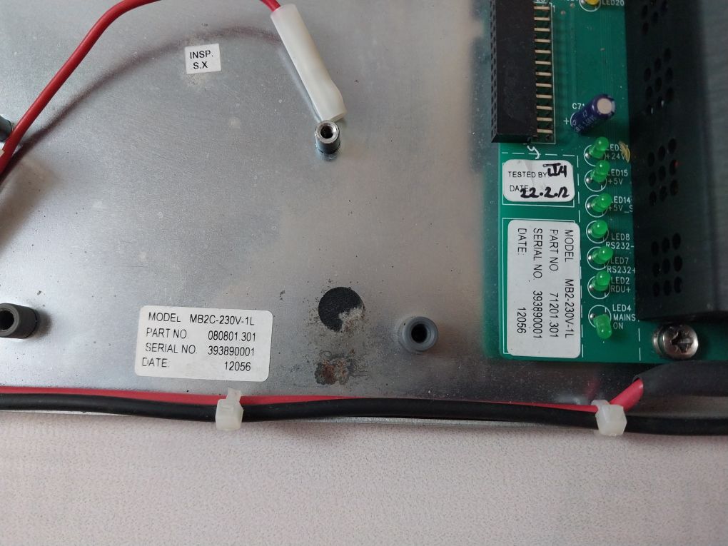 Ziton Mb2C-230V-1L 1 Loop Motherboard On Chassis 080801.3101