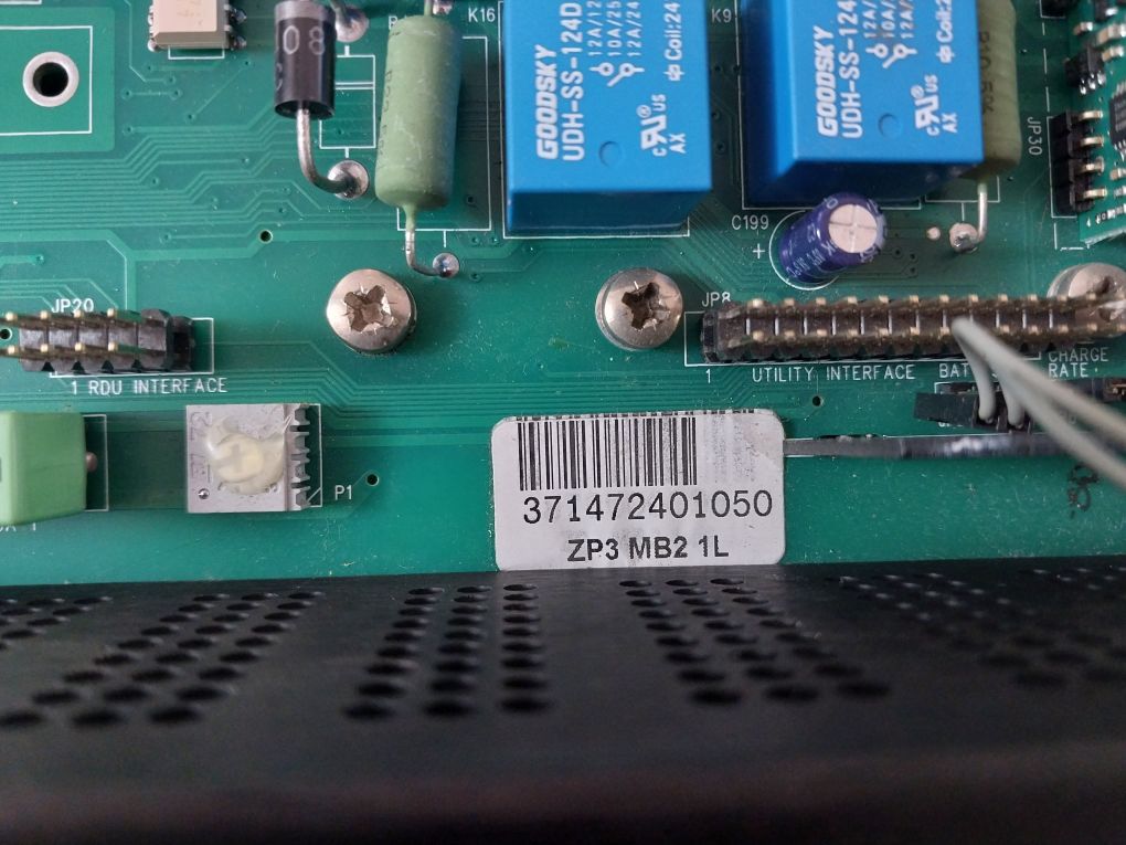 Ziton Mb2C-230V-1L 1 Loop Motherboard On Chassis 080801.3101