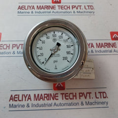 Mc Daniel 0-200 Psi Pressure Gauge
