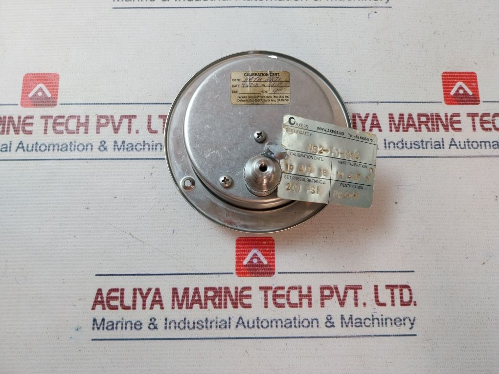 Mc Daniel 0-200 Psi Pressure Gauge