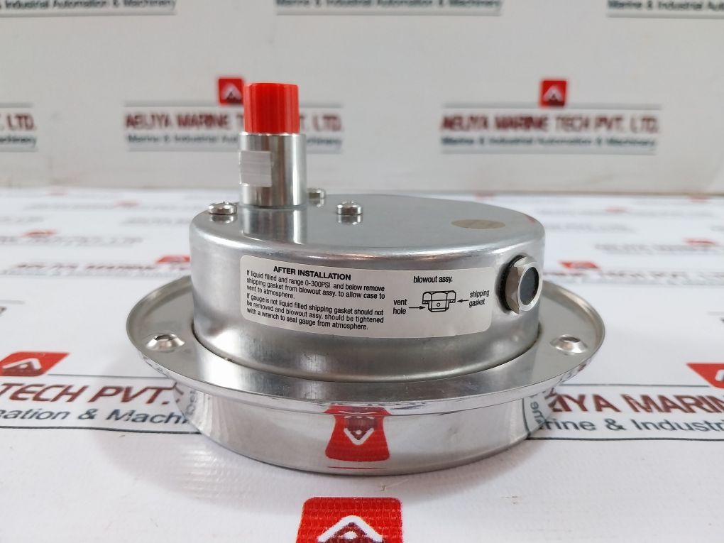 Mc Daniel 4082-1400 1/4" Npt 316 Ss Tube And Socket Hydraulic Pressure Gauge