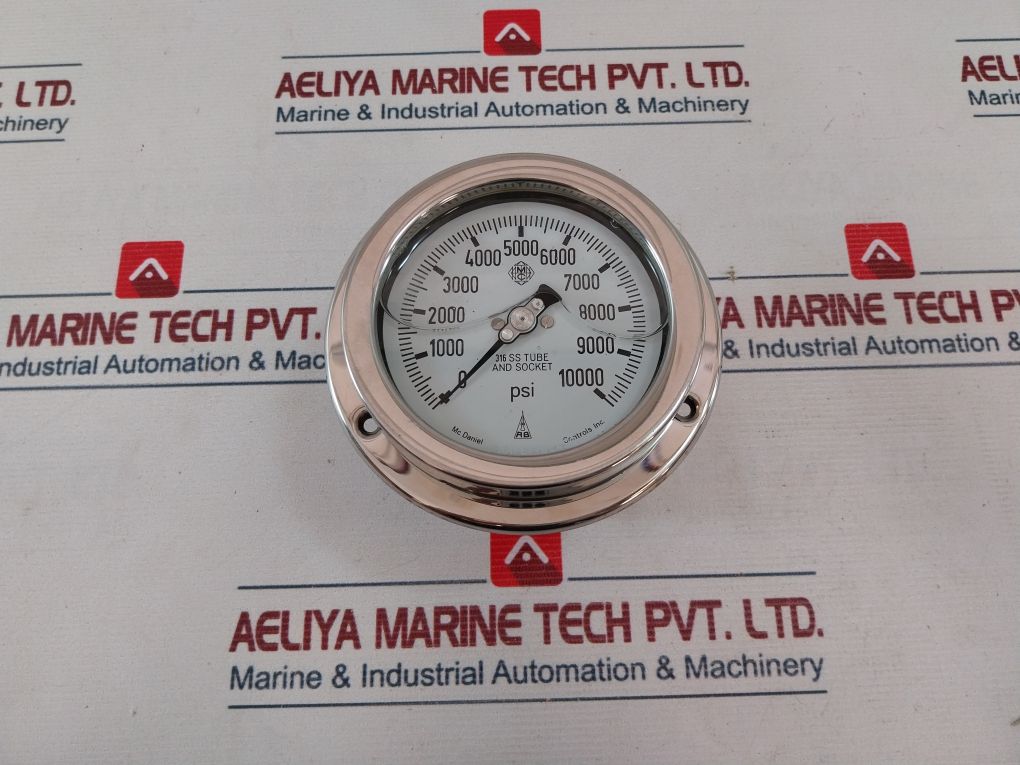 Mc Daniel Controls 0-10000 Psi Pressure Gauge