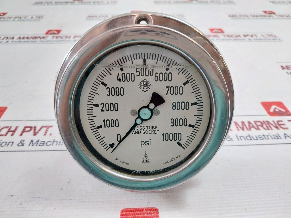 Mc Daniel Controls 0-10000 Psi Pressure Gauge 11