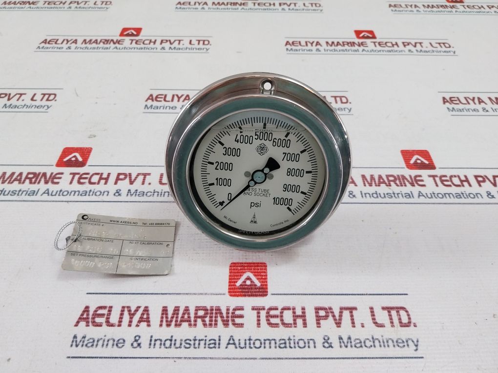 Mc Daniel Controls 0-10000 Psi Pressure Gauge
