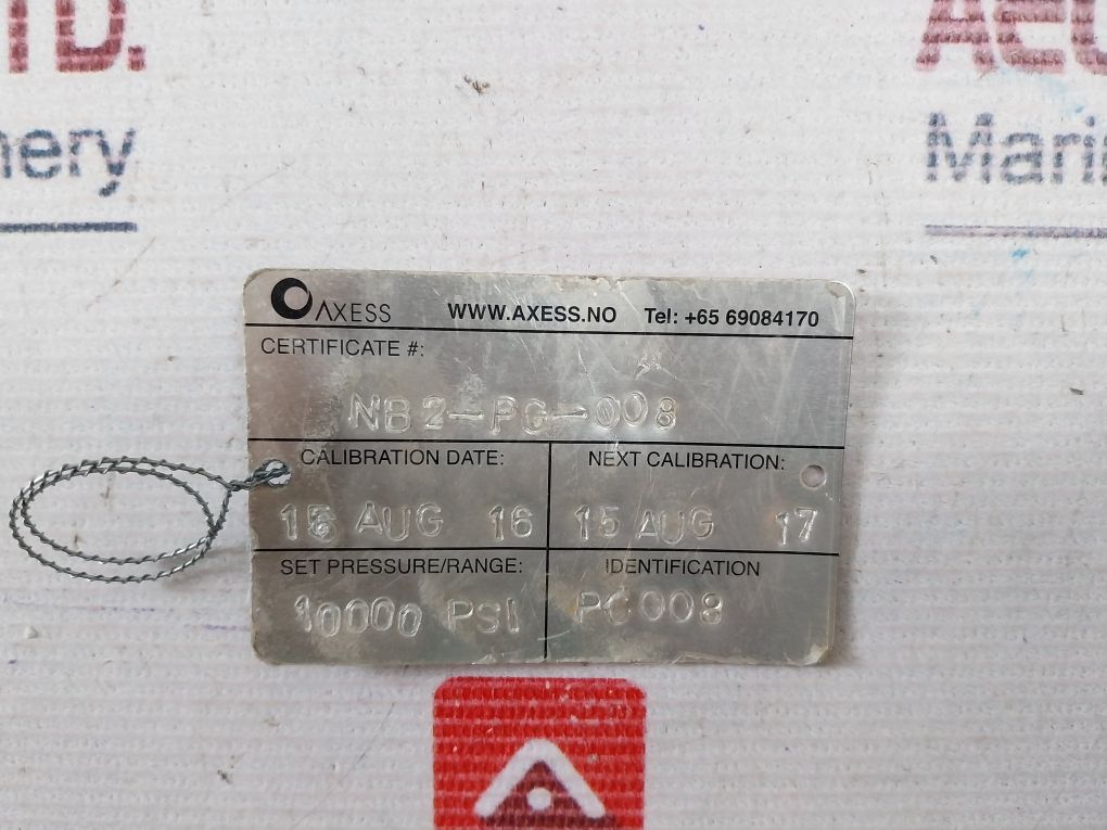 Mc Daniel Controls 0-10000 Psi Pressure Gauge 11