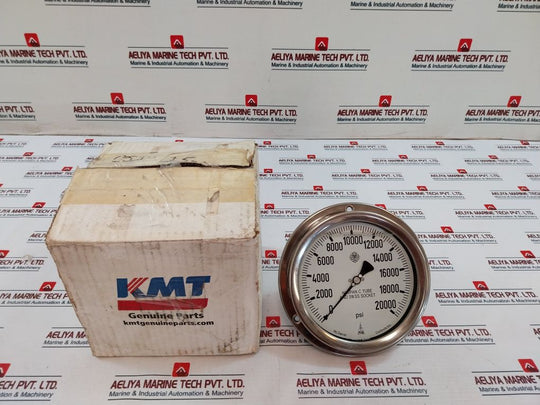 Mc Daniel Cs23025-04-b Pressure Gauge 20K Psi/Bar Panel Mount