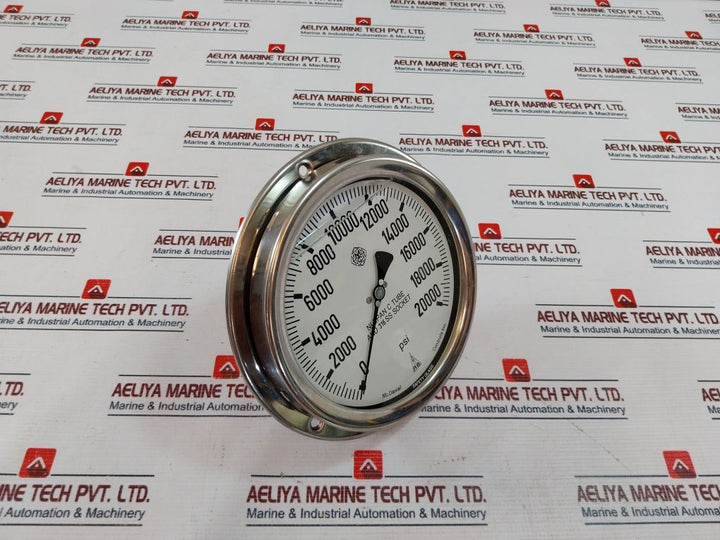 Mc Daniel Cs23025-04-b Pressure Gauge 20K Psi/Bar Panel Mount