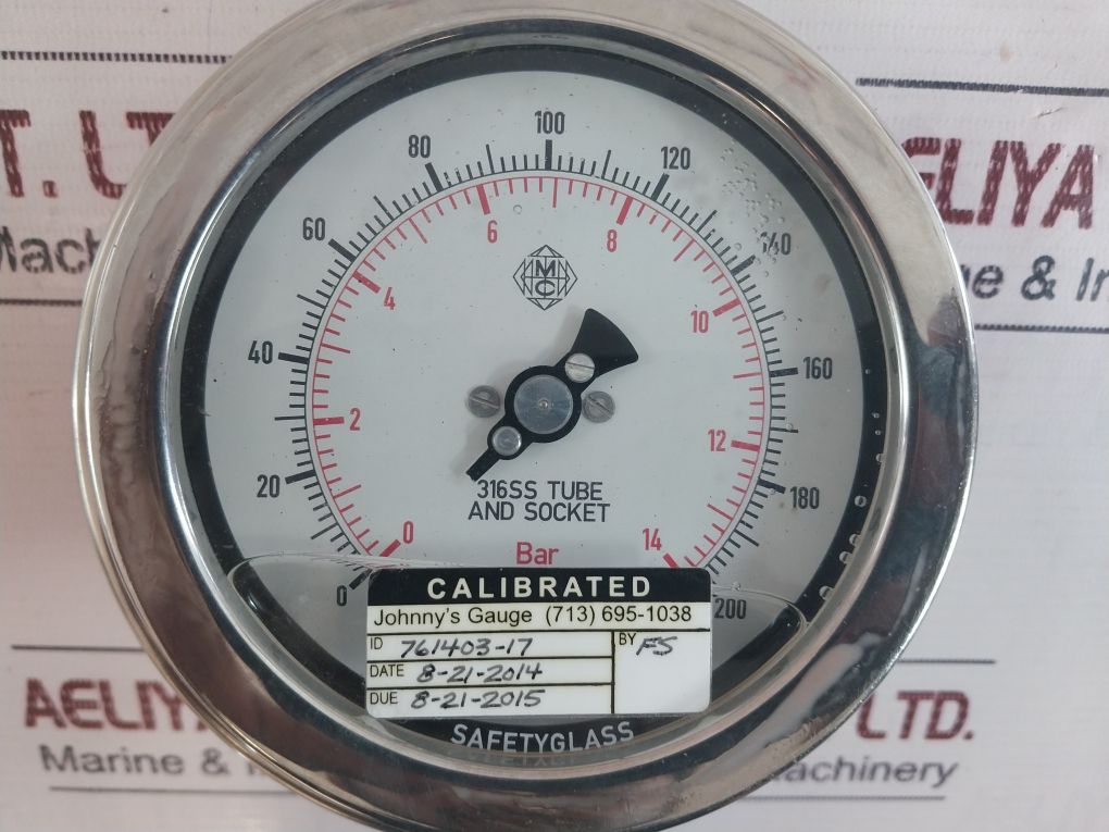 Mc Daniel Efpb Pressure Gauge 0-200 Psi 4005072