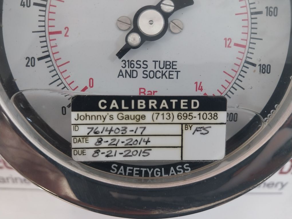 Mc Daniel Efpb Pressure Gauge 0-200 Psi 4005072
