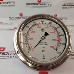 Mcdaniel Controls 316Ss Tube And Socket 0-10000 Psi Pressure Gauge