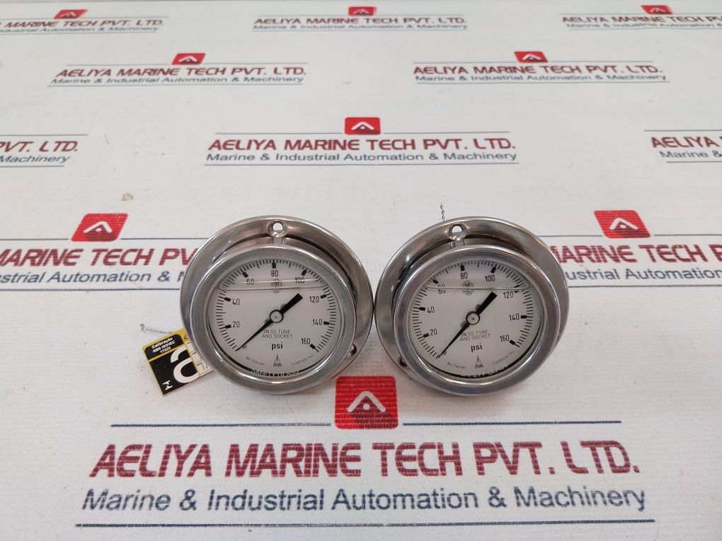 Mcdaniel Controls 0-160 Psi Pressure Gauge