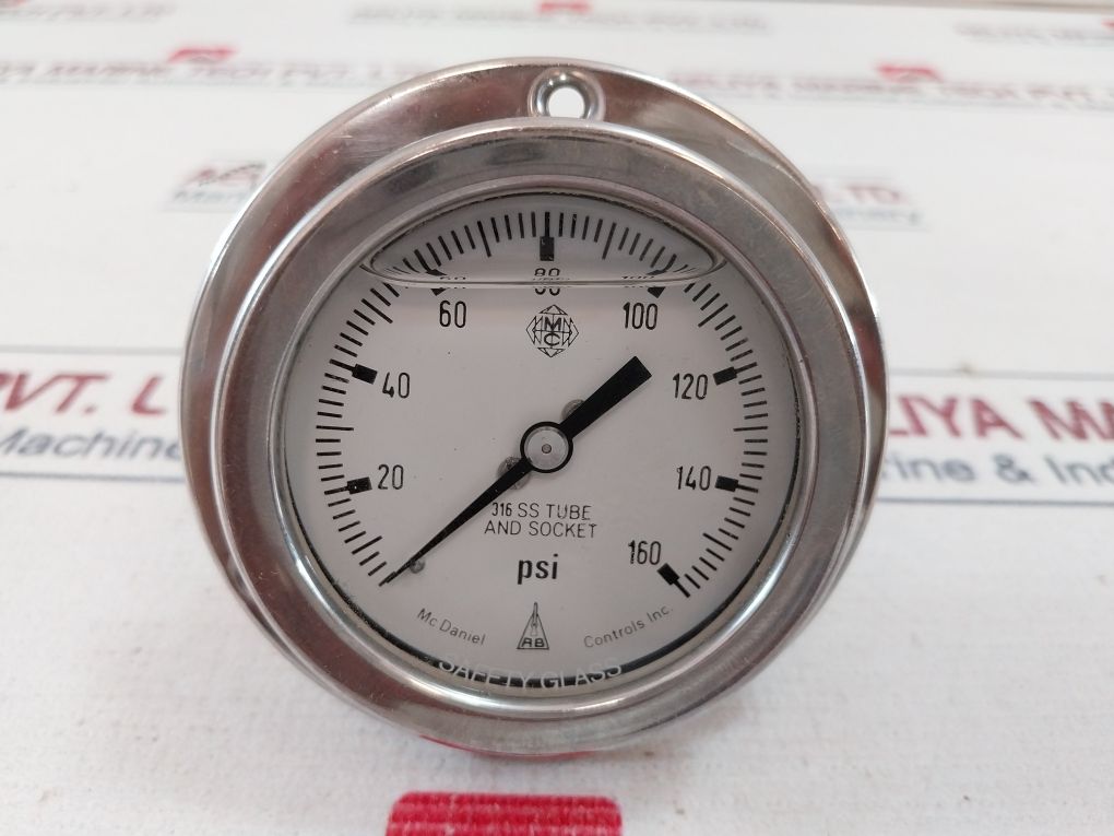 Mcdaniel Controls 0-160 Psi Pressure Gauge