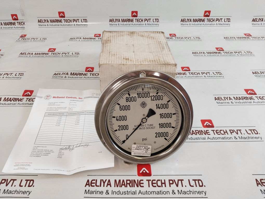 Mcdaniel Controls 0-20,000 Psi
