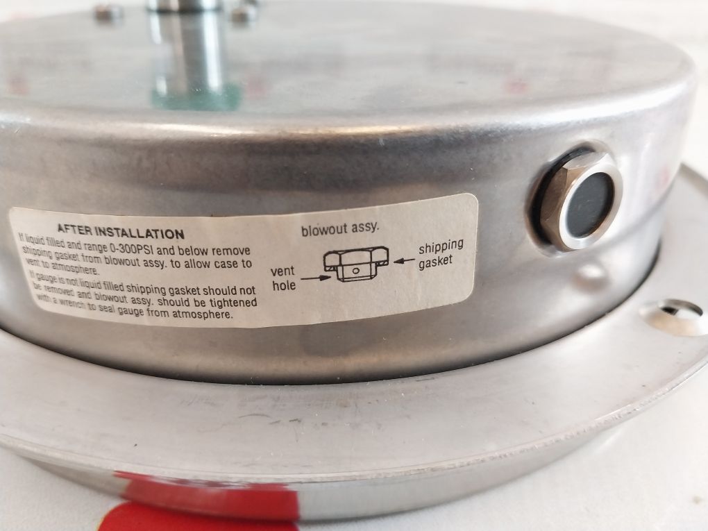 Mcdaniel Controls 316 Ss Tube And Socket 0-20,000 Psi Pressure Gauge