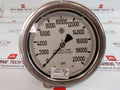Mcdaniel Controls 316 Ss Tube And Socket 0-20,000 Psi Pressure Gauge